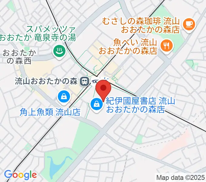 TOHOシネマズ流山おおたかの森の地図