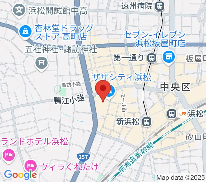 TOHOシネマズ浜松の地図