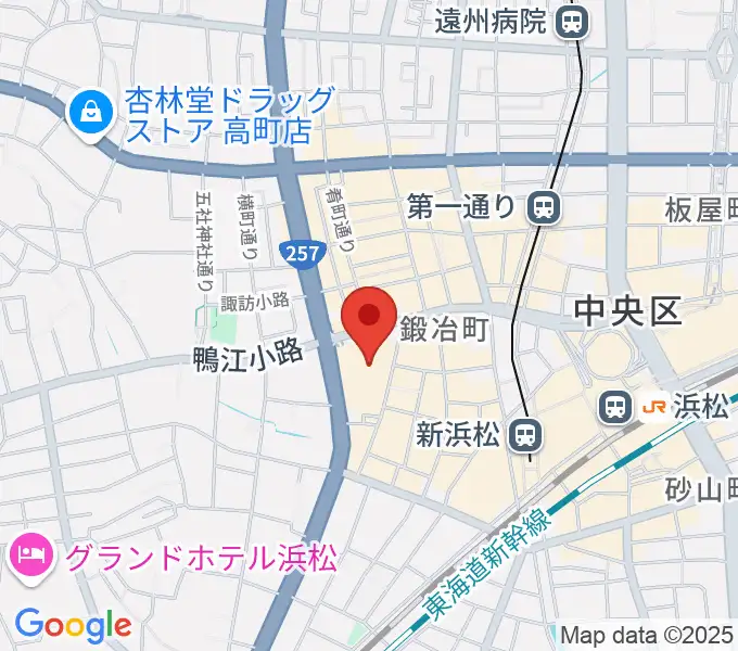 TOHOシネマズ浜松の地図