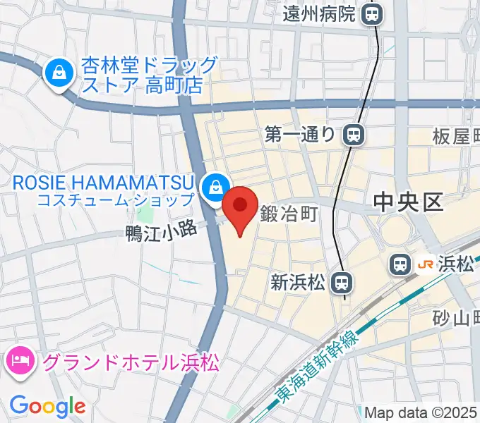 TOHOシネマズ浜松の地図