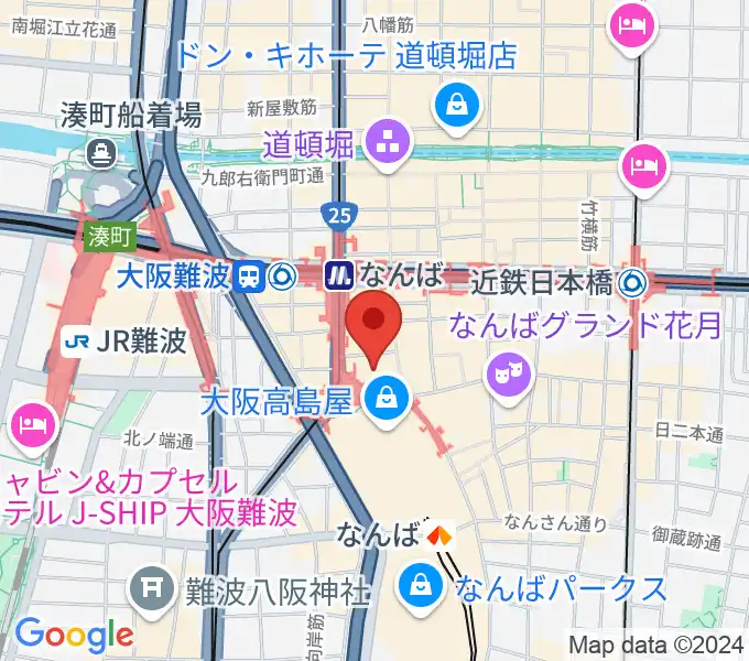 TOHOシネマズなんば本館の地図