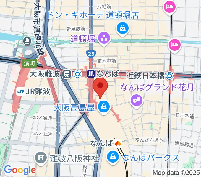 TOHOシネマズなんば本館の地図