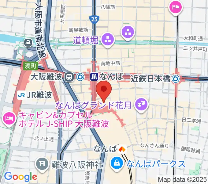 TOHOシネマズなんば本館の地図