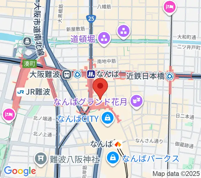 TOHOシネマズなんば本館の地図