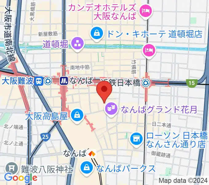 TOHOシネマズなんば別館の地図