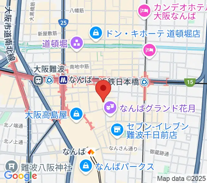 TOHOシネマズなんば別館の地図