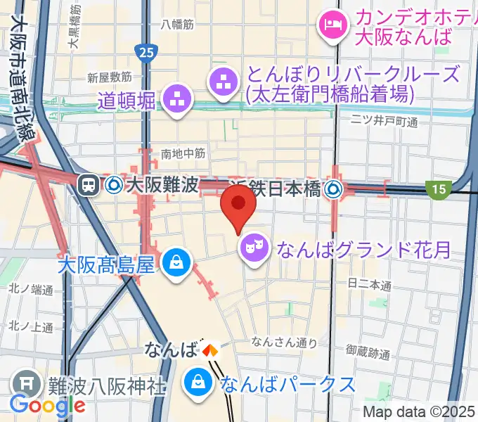 TOHOシネマズなんば別館の地図