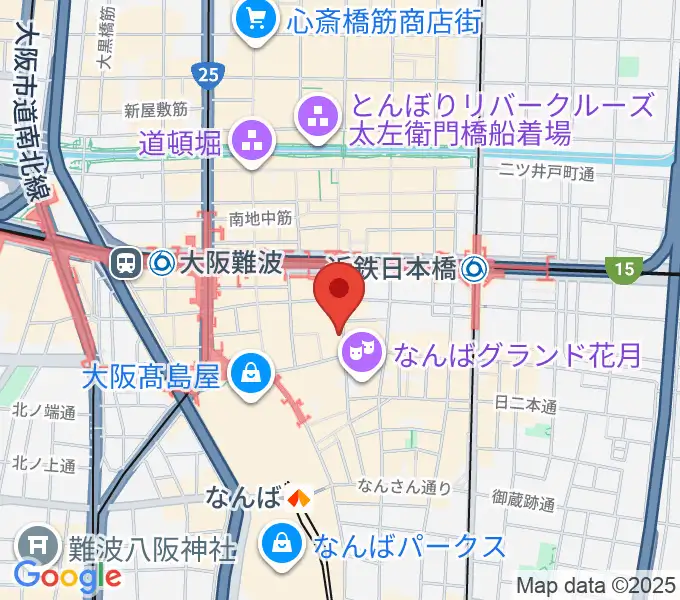 TOHOシネマズなんば別館の地図