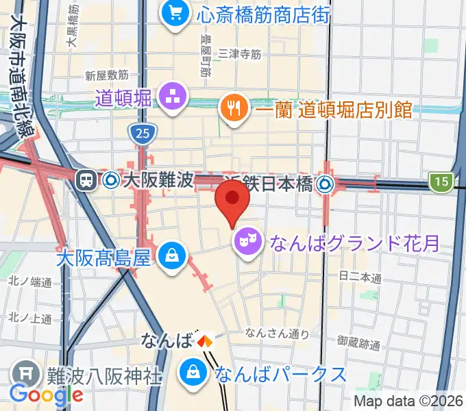 TOHOシネマズなんば別館の地図
