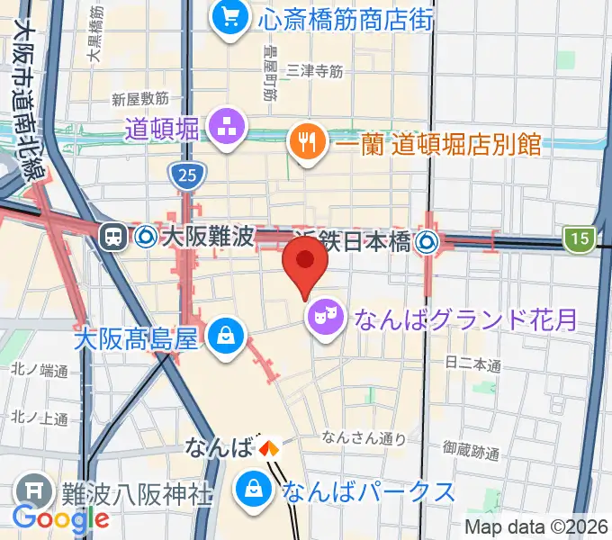TOHOシネマズなんば別館の地図