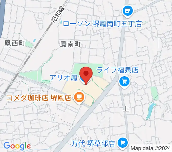 TOHOシネマズ鳳の地図