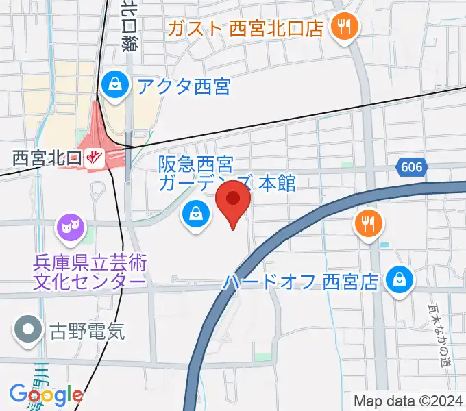 TOHOシネマズ西宮OSの地図