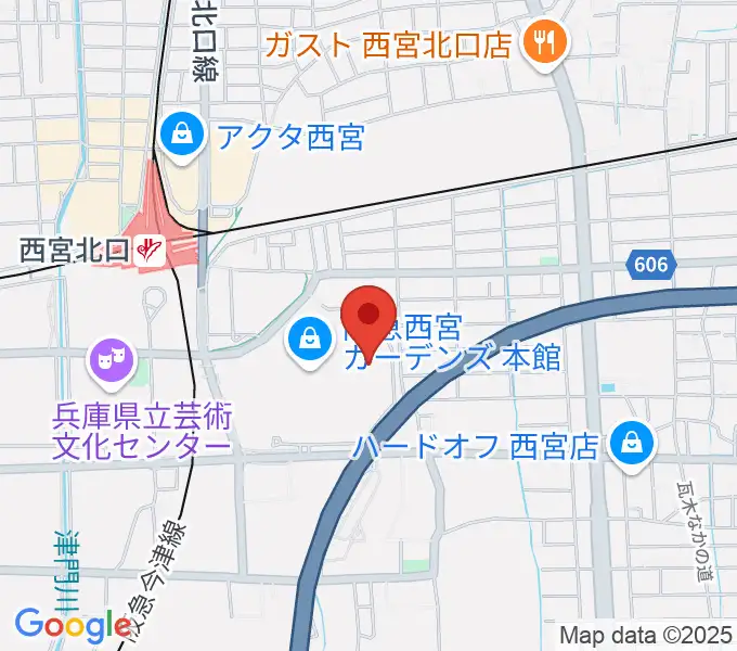 TOHOシネマズ西宮OSの地図