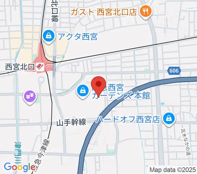 TOHOシネマズ西宮OSの地図