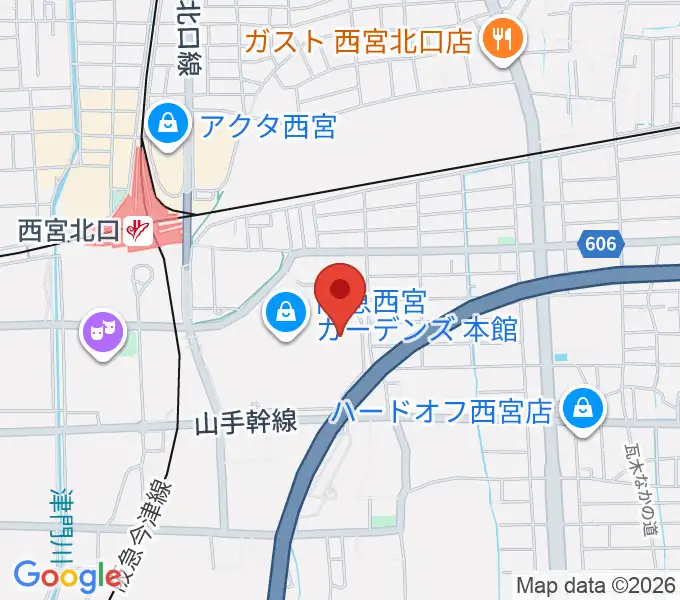 TOHOシネマズ西宮OSの地図