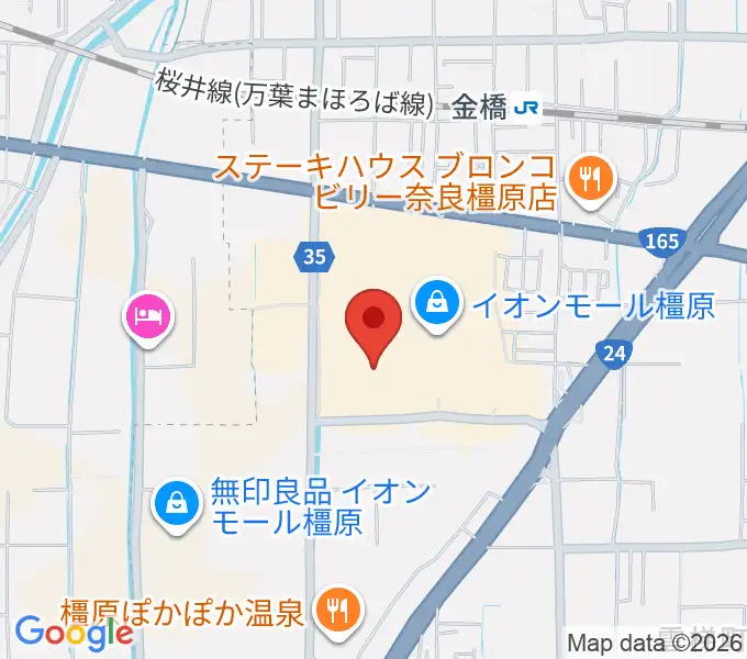 TOHOシネマズ橿原の地図