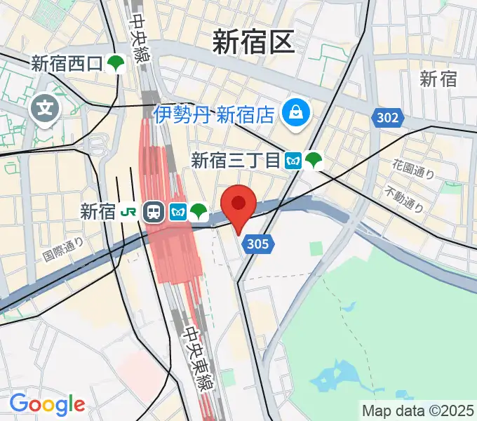 スタジオペンタ新宿店の地図