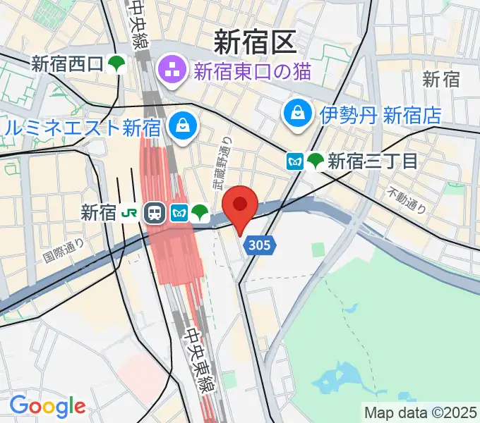 スタジオペンタ新宿店の地図