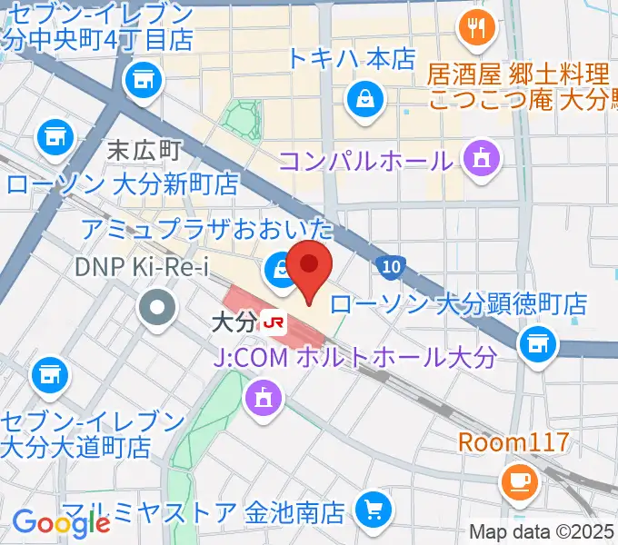 TOHOシネマズ アミュプラザおおいたの地図