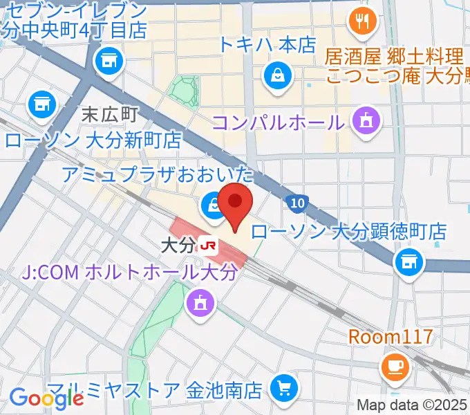 TOHOシネマズ アミュプラザおおいたの地図