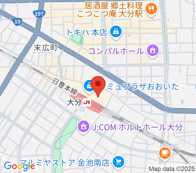 TOHOシネマズ アミュプラザおおいたの地図