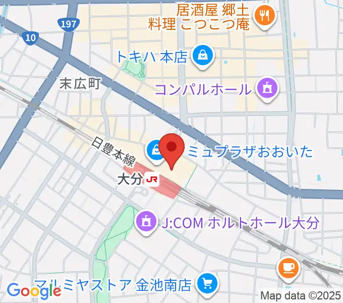 TOHOシネマズ アミュプラザおおいたの地図
