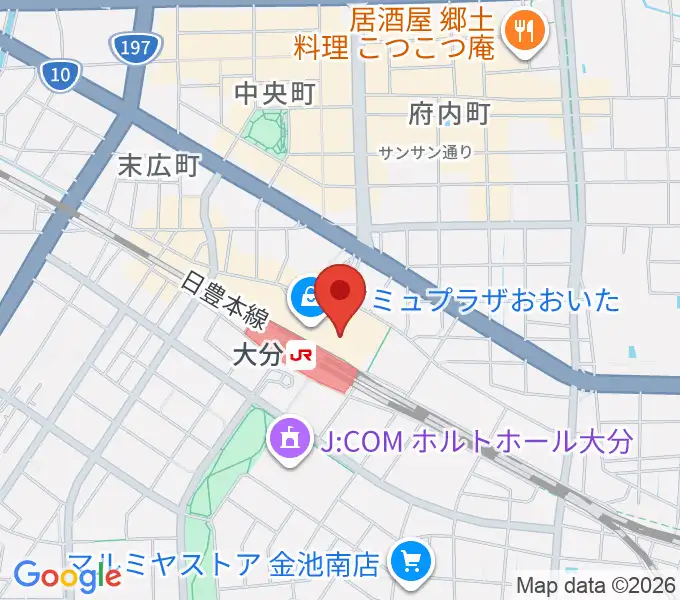 TOHOシネマズ アミュプラザおおいたの地図