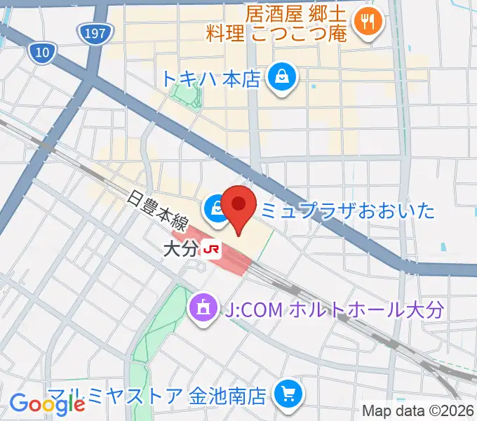 TOHOシネマズ アミュプラザおおいたの地図