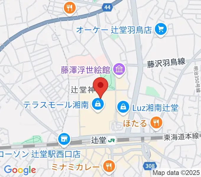 109シネマズ湘南の地図