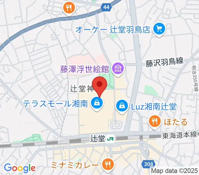 109シネマズ湘南の地図