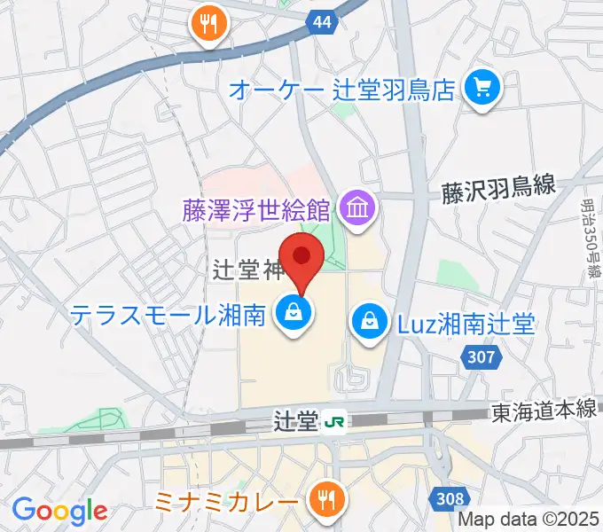 109シネマズ湘南の地図