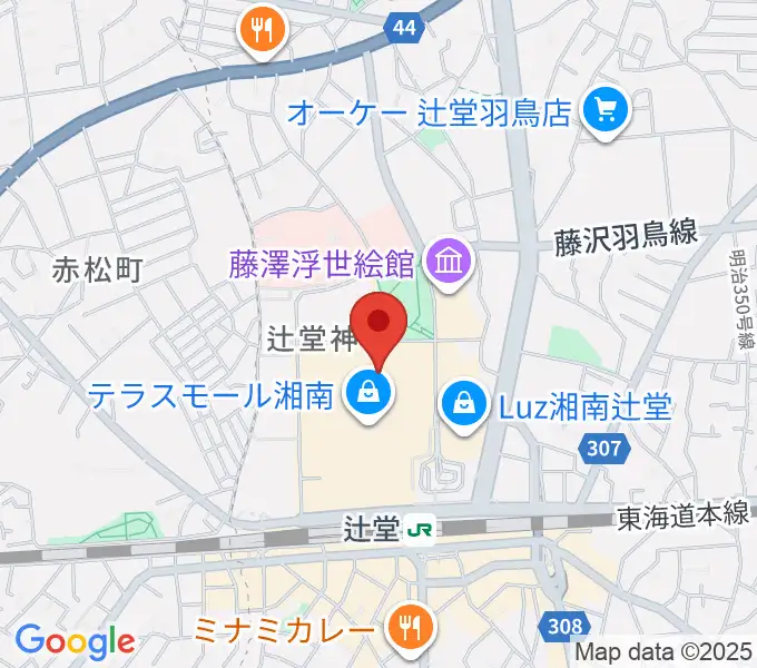 109シネマズ湘南の地図