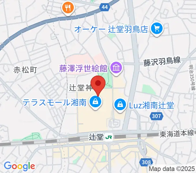 109シネマズ湘南の地図