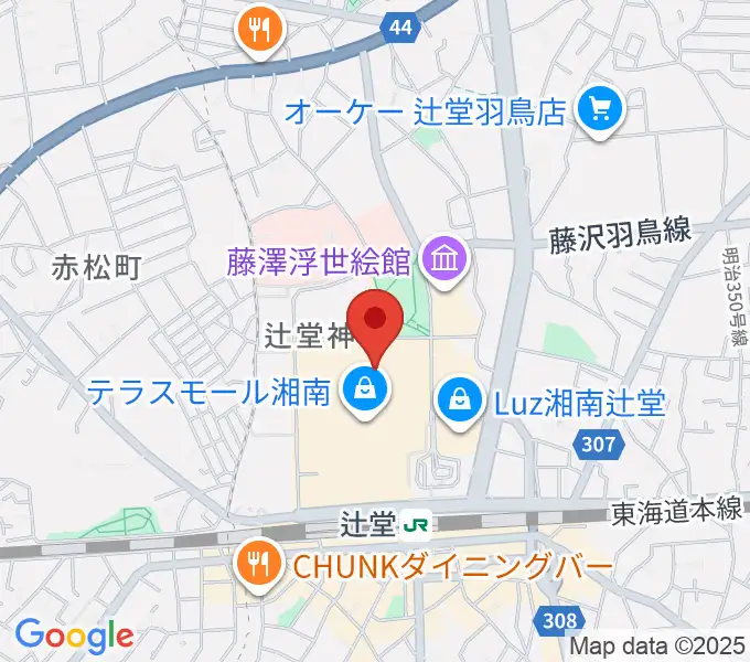 109シネマズ湘南の地図