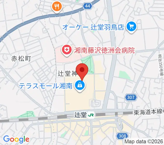 109シネマズ湘南の地図