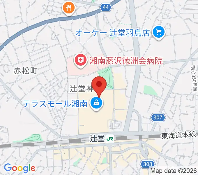 109シネマズ湘南の地図