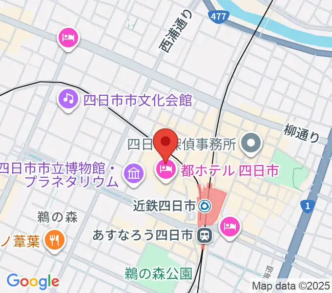 109シネマズ四日市の地図