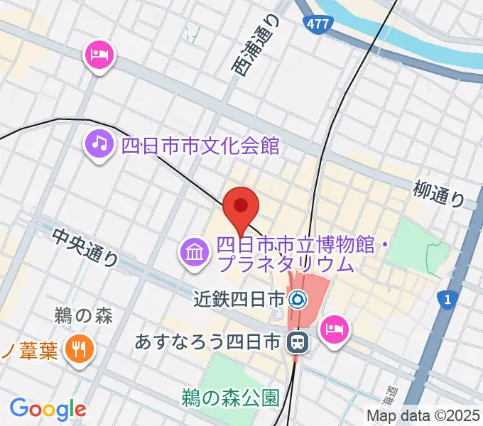 109シネマズ四日市の地図