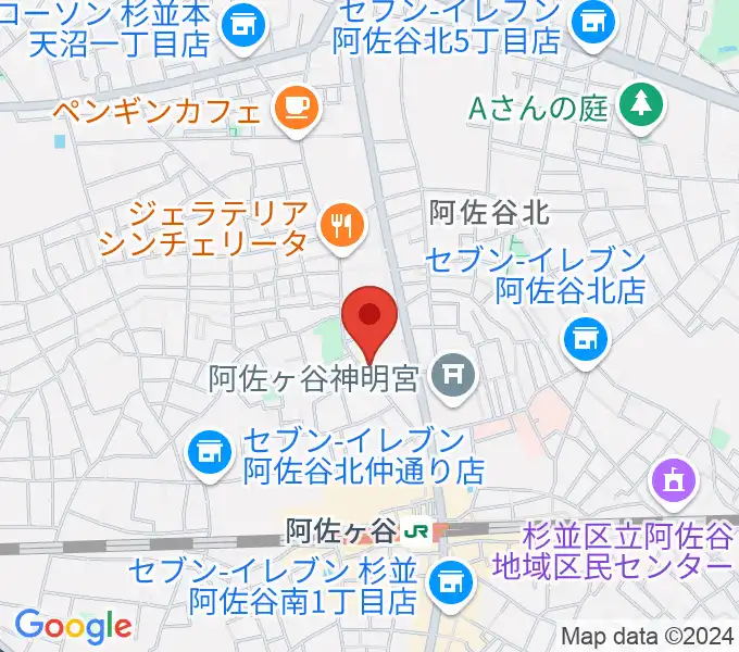 オントエンリズムストアの地図