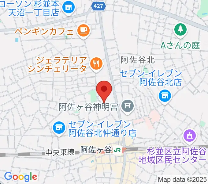 オントエンリズムストアの地図