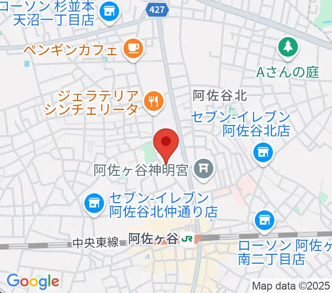 オントエンリズムストアの地図