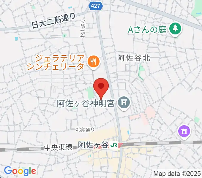 オントエンリズムストアの地図