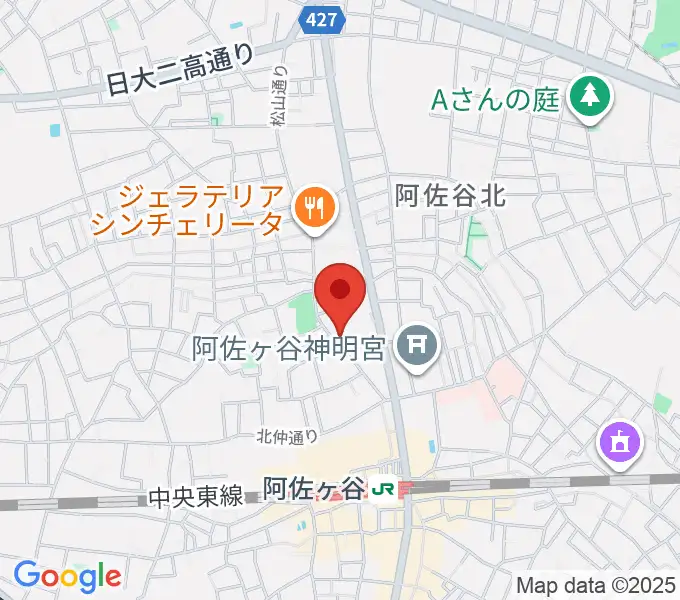 オントエンリズムストアの地図