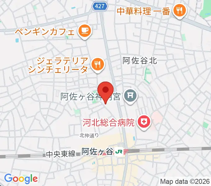 オントエンリズムストアの地図