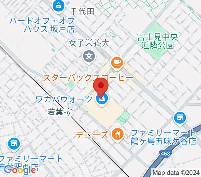 ユナイテッド・シネマわかばの地図