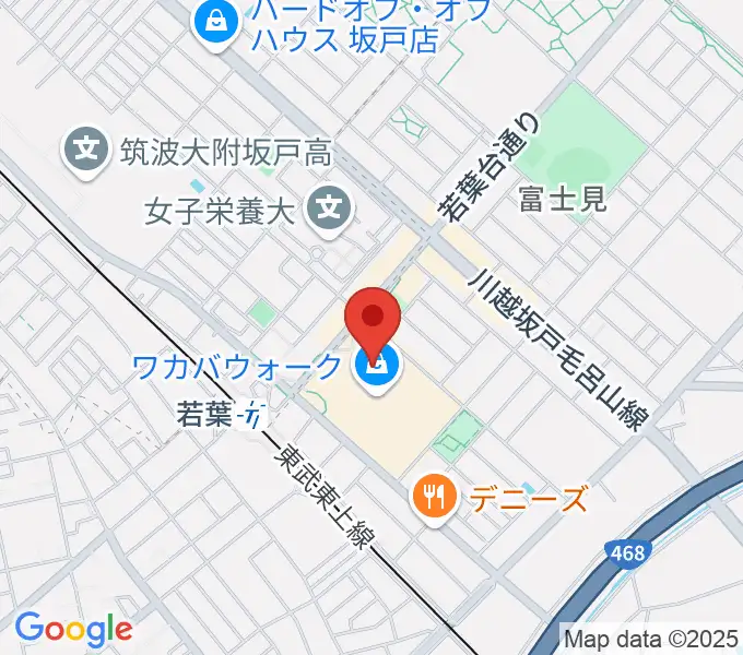 ユナイテッド・シネマわかばの地図