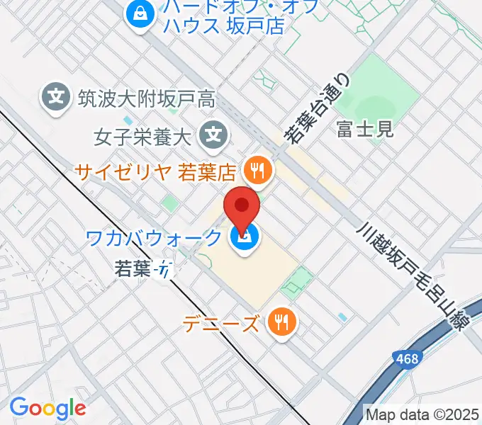ユナイテッド・シネマわかばの地図