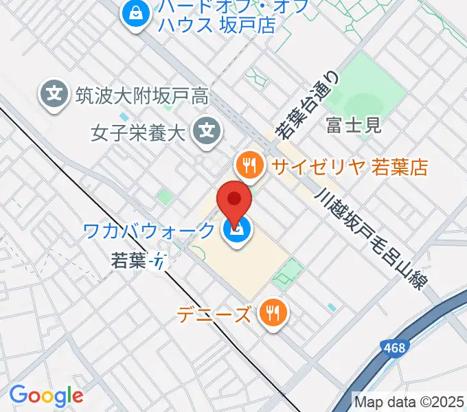 ユナイテッド・シネマわかばの地図