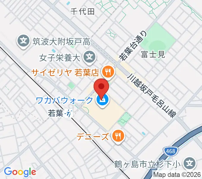 ユナイテッド・シネマわかばの地図