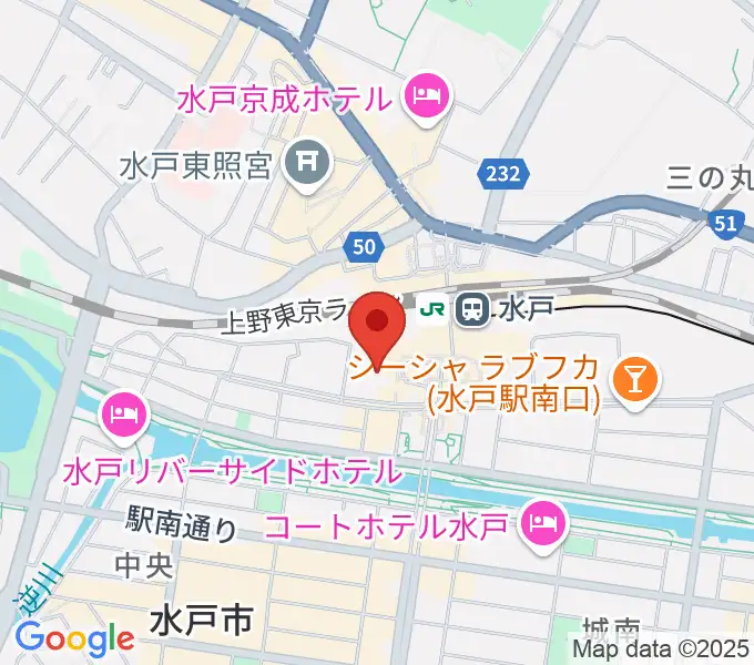 ユナイテッド・シネマ水戸の地図